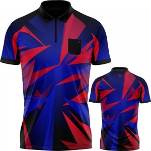 Arraz - Shard Black & Blue-Red - dart shirt