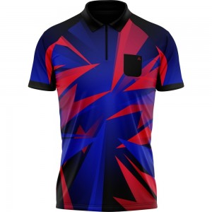 Arraz - Shard Black & Blue-Red - dart shirt