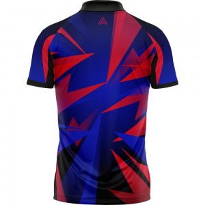 Arraz - Shard Black & Blue-Red - dart shirt