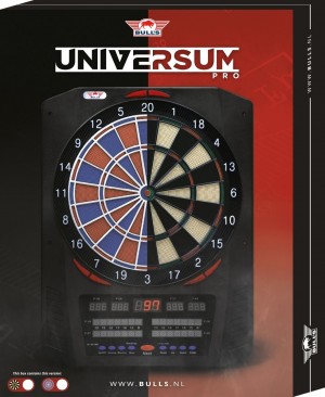 Bulls Universum Pro Softtip Dartbord Black & White