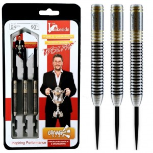 Wolfie Mars Micro Grip Goldline 90% tungsten - dartpijlen