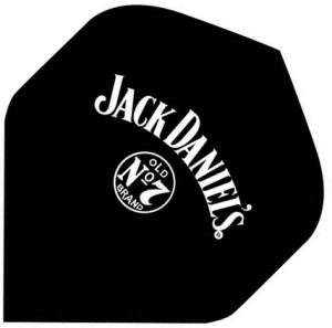 Jack Daniels no7 logo darts flights