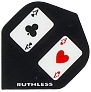 Flight Ace Ruthless Black - darts flights