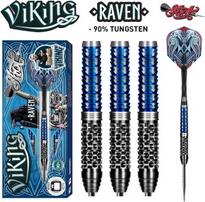 Viking Raven - Boris Koltsov - 90% - 22-23-24-25 gram - Shot! dartpijlen