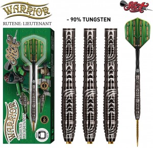 Warrior Rutene - 90% - 22-23-24-25-26 gram - Shot! dartpijlen