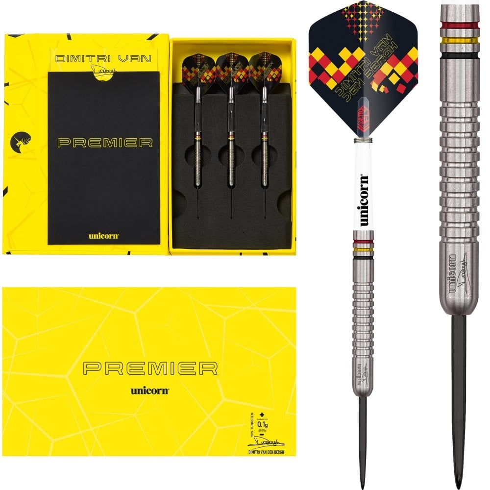 Unicorn Ultrafly .75 AR1 Alette Per Freccette Dimitri Van Den Bergh – In PET Resistente, Multicolore, Tipo AR1