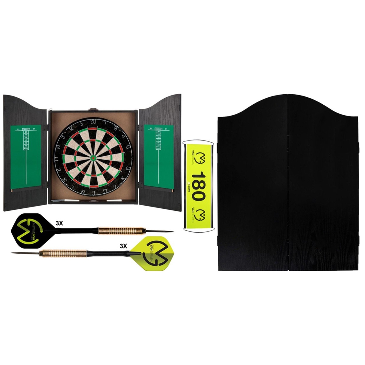 Misbruik deeltje Zending XQ Max - Michael van Gerwen - Home darts centre - dart kabinet - compleet -  deDartshop.nl