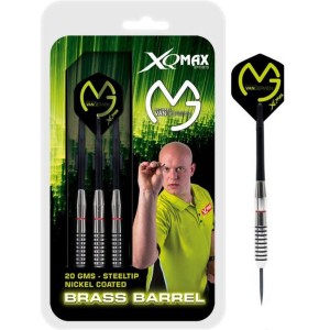 XQ Max darts Michael van Gerwen nickel 20 gram dartpijlen