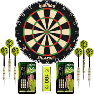 Winmau Blade 6 - dartbord - 2 sets - dartpijlen - Michael van Gerwen - darts - dart flights - dart shafts