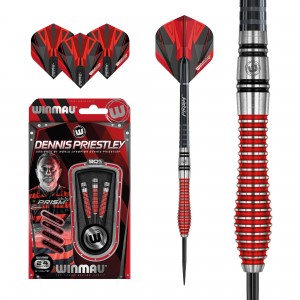 Winmau Dennis Priestley Special Edition - 90% Tungsten - 22-24 gram - Winmau dartpijlen