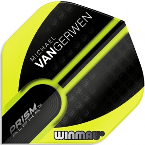 Winmau Michael van Gerwen Prism Alpha Groen-Zwart - dart flights