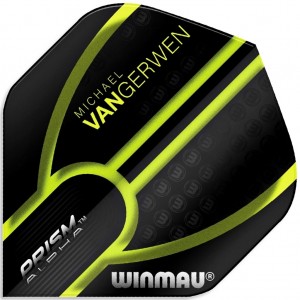 Winmau Michael van Gerwen Prism Alpha Zwart-Groen - dart flights