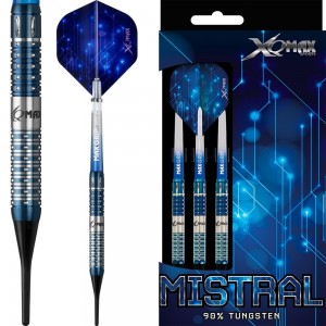XQMax Mistral - Soft Tip - 18 gram - 90% - dartpijlen