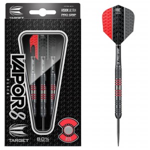 Target Vapor8 Zwart/Rood - 80% - Target - dartpijlen