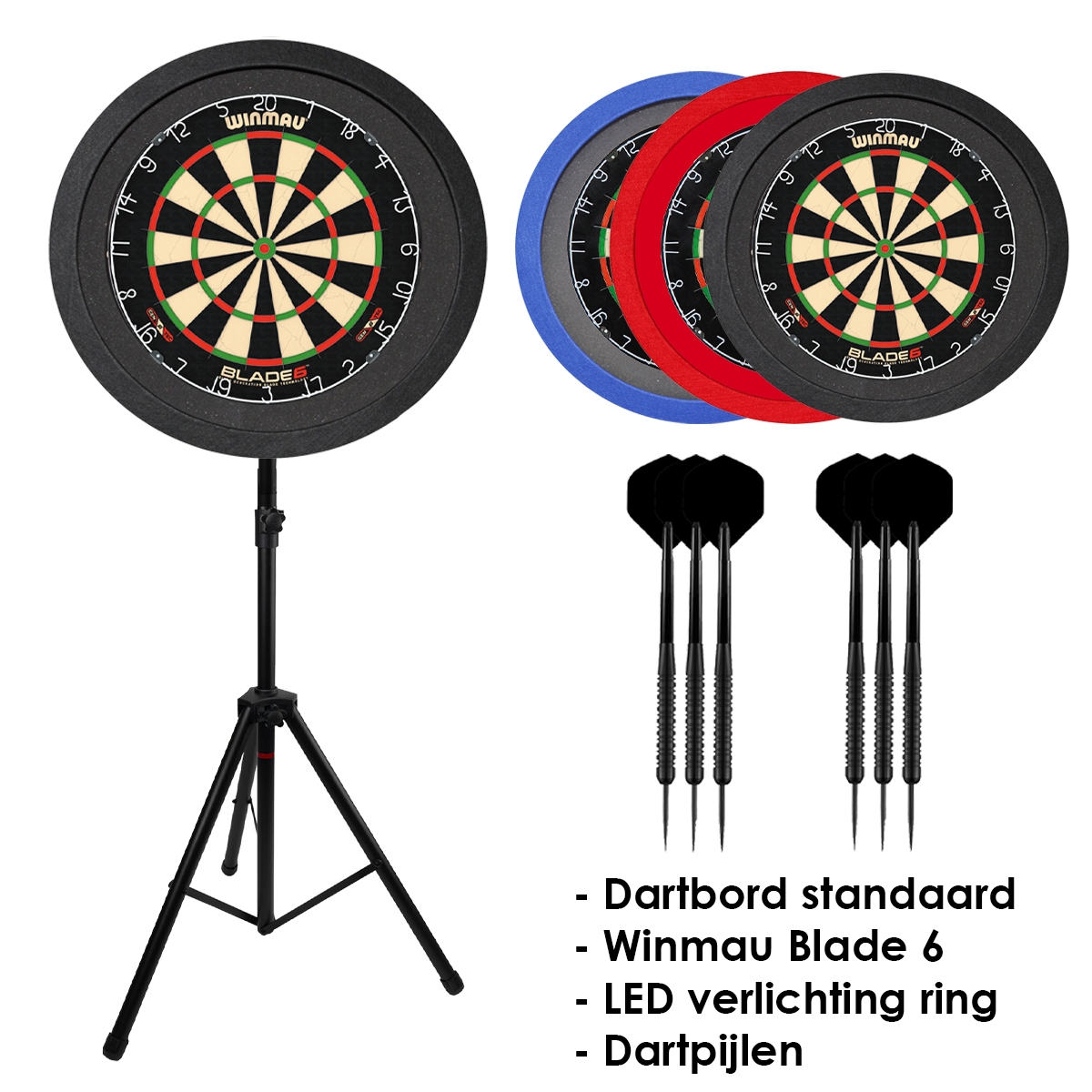 Namaak vangst tarwe Dragon darts - Portable LED Blade 6 pakket - deDartshop.nl