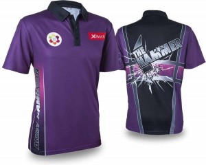 origineel Andy Hamilton darts shirt