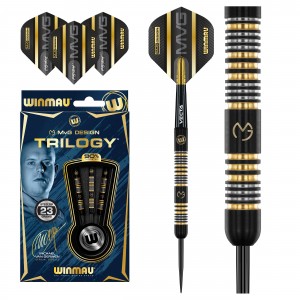 Winmau Michael van Gerwen Trilogy - 90% Tungsten - 21.5-23-24 gram - dartpijlen