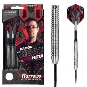 Harrows Damon Heta - Natural - 90% - 21-23-25 gram - dartpijlen