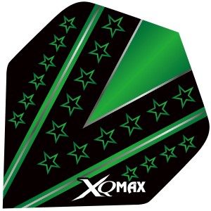 XQMax Stars Green - dart flights