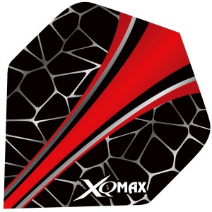 XQMax Crackle Red - dart flights