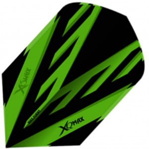 XQMax Slim Green - dart flights