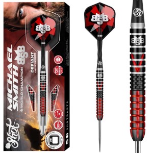 Shot Michael Smith Defiant - 90% Tungsten - 22-23-24-25 gram - dartpijlen