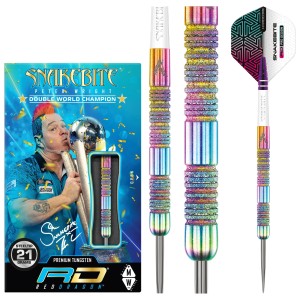 Red Dragon Peter Wright Diamond Fusion Spectron - 90% - 21-22-23 gram - dartpijlen