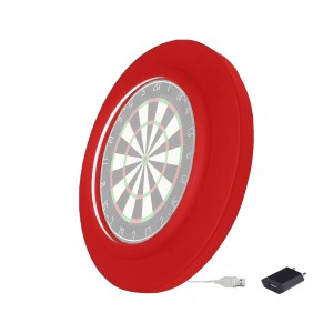 Dragon Darts 2.0 Special Edition - Dartbord Verlichting - PU LED Surround - Rood