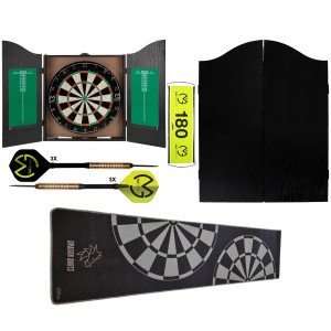 XQ Max - Michael van Gerwen - Home darts centre MvG handtekening - Complete dartset - inclusief dartmat antraciet