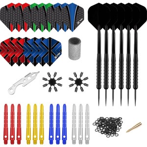 XQMax Dartpijlen - Set van 6 - Darts van 23 gram - 164-delig