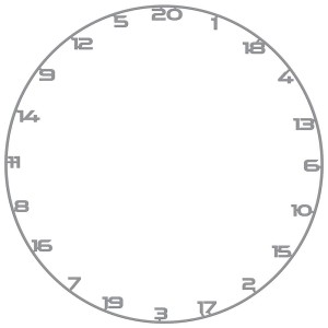 Dragon Darts Plain Dartbord - Grey Edition