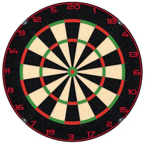 Dragon Darts Plain Dartbord - Red Edition