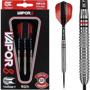 Vapor 8 KNURLED 80% Tungsten Target - dartpijlen