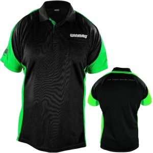 Winmau - Wincool 3 Dartshirt - Zwart/Groen