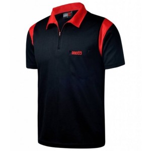 One80 - Dartshirt - Zwart/Rood
