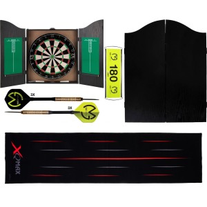 XQ Max - Michael van Gerwen - Home darts centre MvG handtekening - Complete dartset - inclusief dartmat antraciet