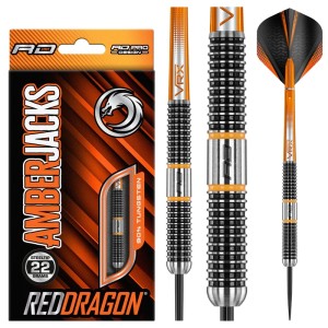 Amberjack 18 - 2018 - 90% Tungsten - 22 en 24 gram - RedDragon dartpijlen