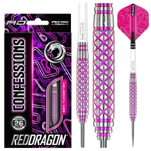 Confessions 85% Tungsten RedDragon - dartpijlen