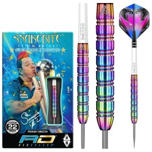 Peter Wright Snakebite 1 - 90% Tungsten - 22-24 gram - RedDragon dartpijlen
