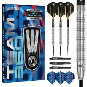 Winmau Team 360 Jack Nankervis - 90% - 24 gram - Dartpijlen