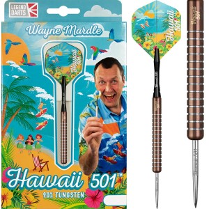 Legend Darts Wayne Mardle Hawaii 501 Silica - 90% - 26 Gram - Dartpijlen