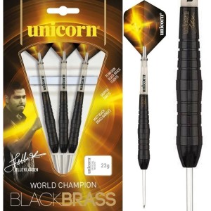 Unicorn Jelle Klaasen - Black Brass - 21-23 gram - Dartpijlen
