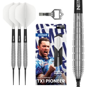 Red Dragon Luke Humphries TX1 Pioneer Switch Point - 90% - 22-24 Gram - Dartpijlen