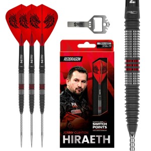 Red Dragon Jonny Clayton Hiraeth Switch Point 90% - 22-23 Gram - Dartpijlen