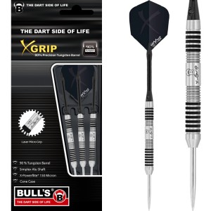 Bull's X-Grip X7 - 90% - 23-25 gram - Dartpijlen