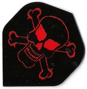 Skull and Crossbones Dart Flights (MC1326) 