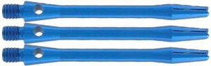 SHAFT ANODISED ALLOY BLAUW MEDIUM (3 stuks)