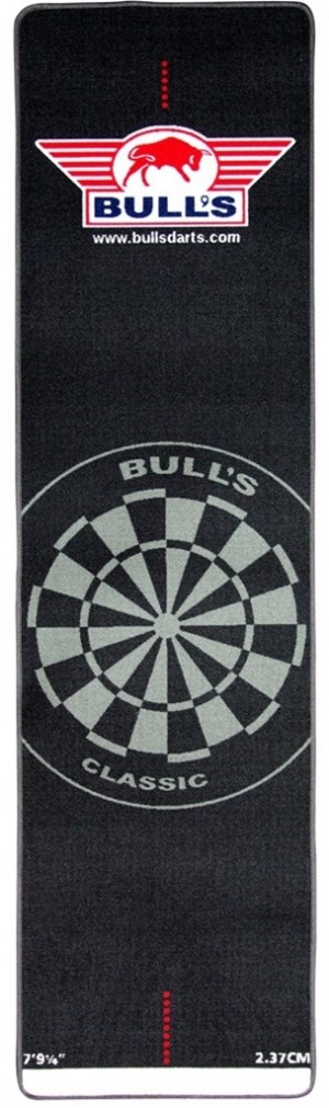 Bull's Carpet Dartmat Black 248 x 65 cm.