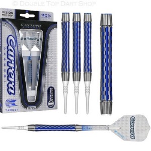 Carrera Azzurri Cortex CX10 90% Tungsten Soft Tip Darts 