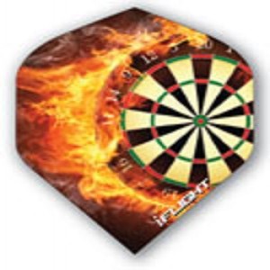 Flight Burning Dartboard